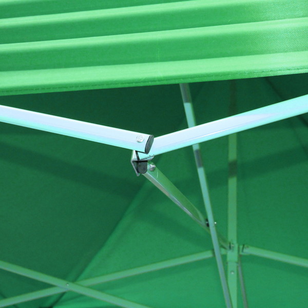 Тент-шатер "Дворец" раздвижной 3*3*2,5м, 3 стенки+антимоскитная сетка, зеленый