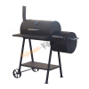 Гриль с коптильней стационарный Chef-Smoker 60 с термометром,GOGARDEN серый