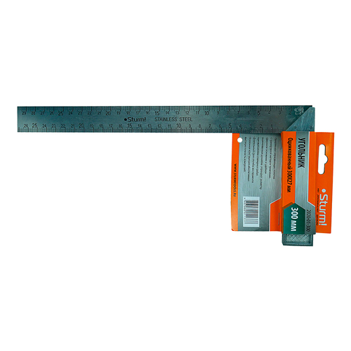 Угольник 300 мм, алюминиевый STURM 2020-01-300