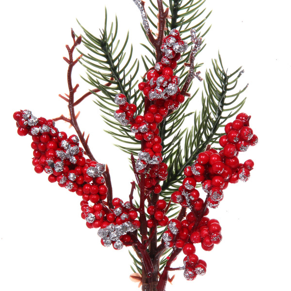 Ветка декоративная "Сказочный дуэт" 30 см