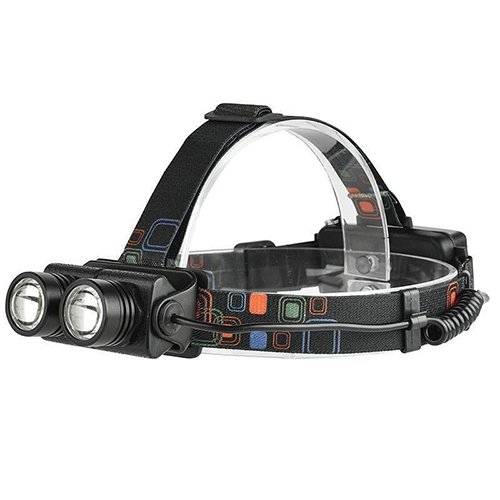 Фонарь налобный Патриот PT-FLG10, 2L, 2*18650, ZOOM