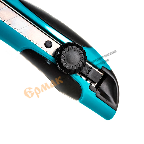 Нож строительный 18мм с крутящимся фиксатором (сегмент) 1211 (1/12/144)