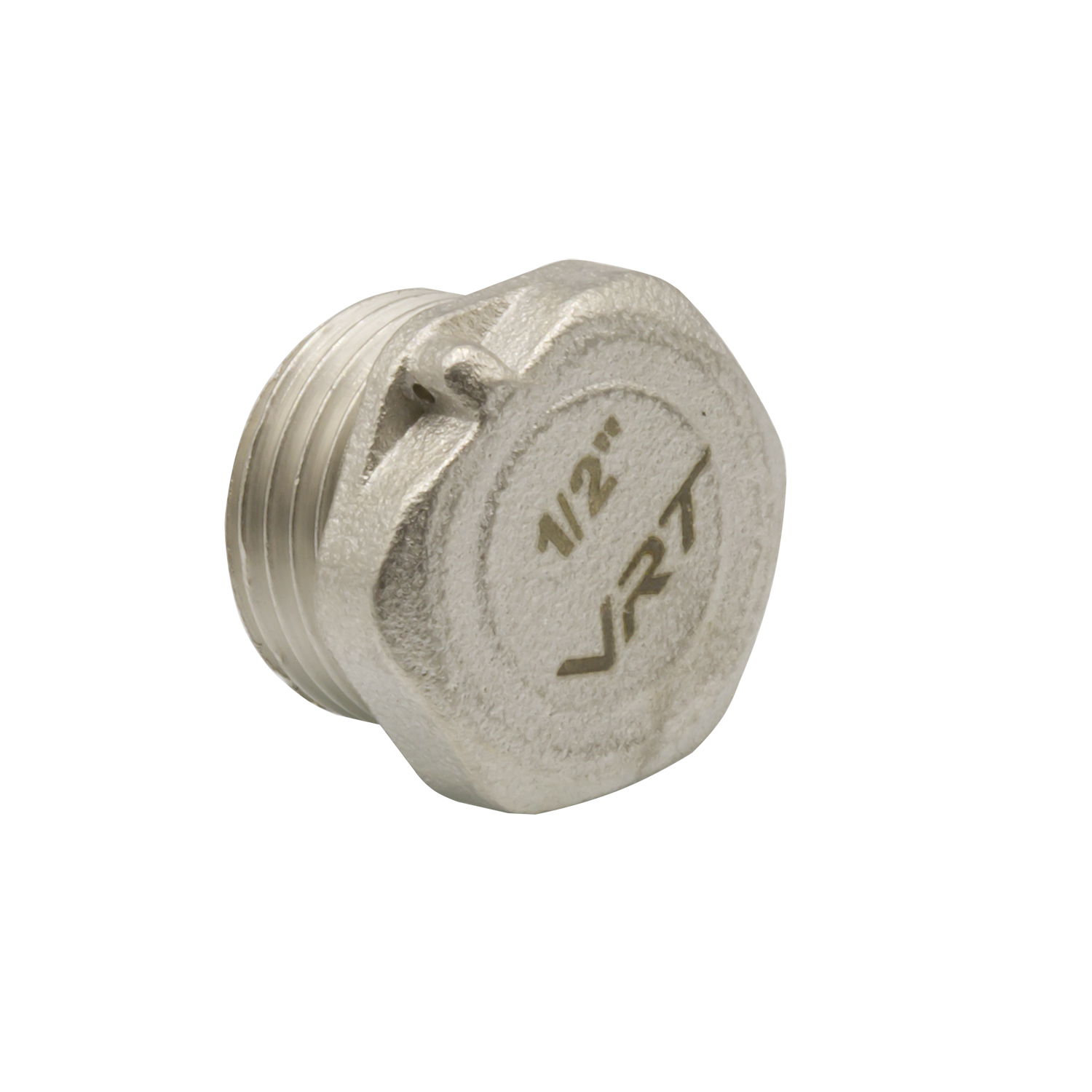 Заглушка 1/2'' нар с контр отв VRT® никель