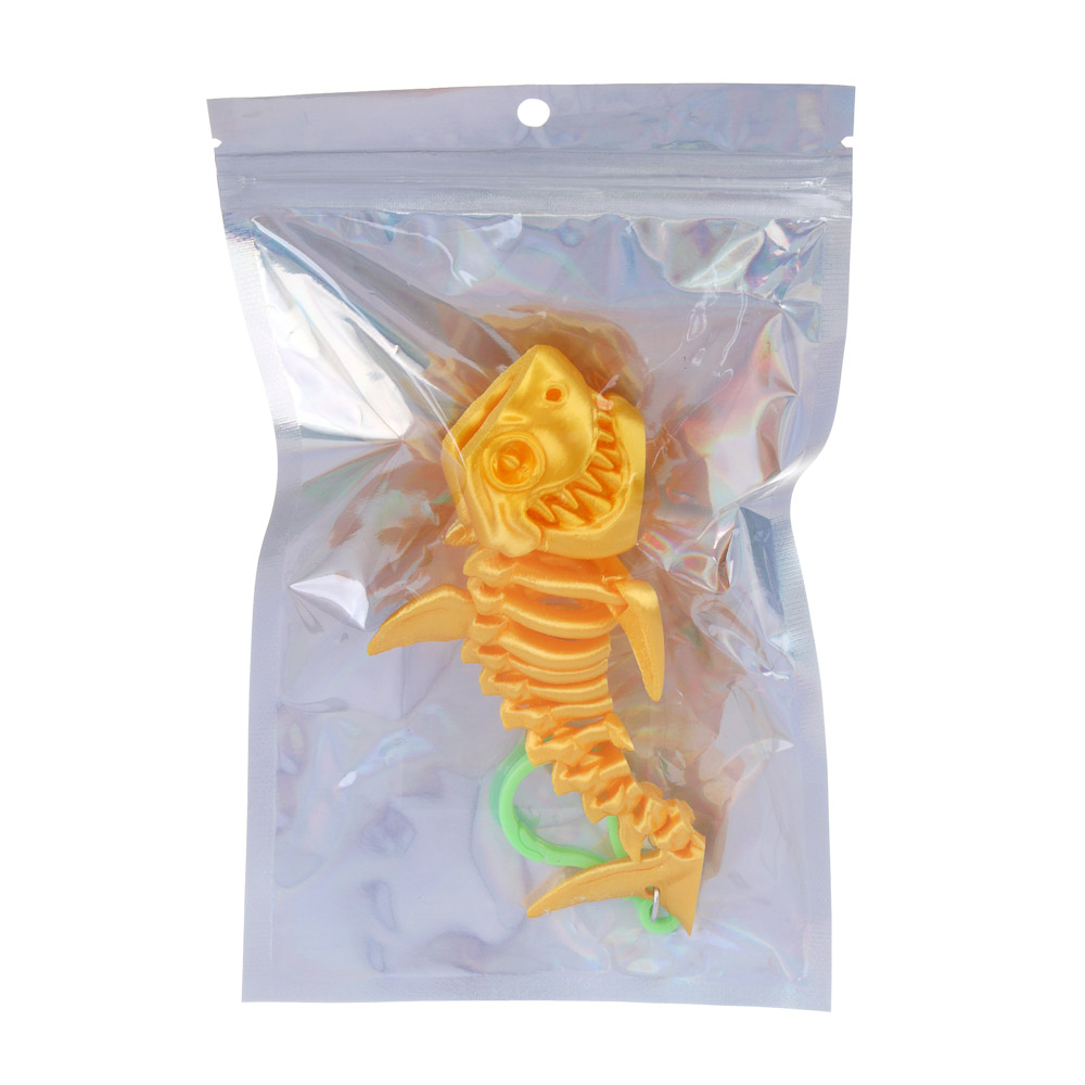 ИГРОЛЕНД Игрушка брелок 3D"Змея", PLA, 12см, 6 дизайнов