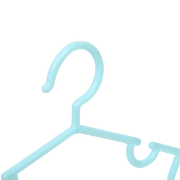 Плечики для одежды детские 3шт "ИДЕЯДОМА", классика, цвет голубой, 28*15см (Лейбл Селфи)