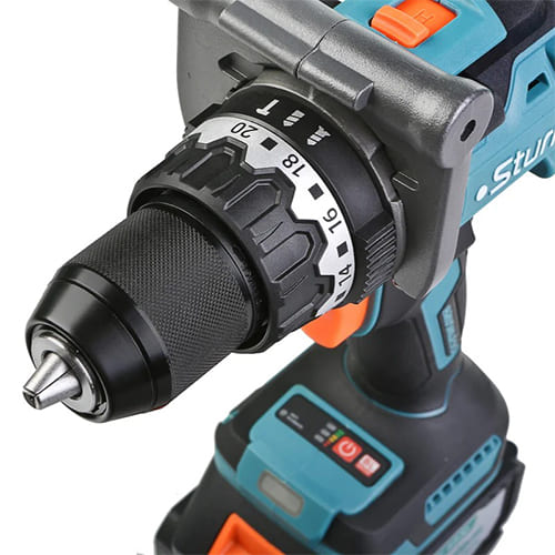 Дрель аккумуляторная безщеточная, ударная CD1655BLI 18В STURM