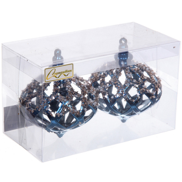 Набор украшений SHINE "Magic lamp" 8,8х10,4 см (2 шт.), night blue