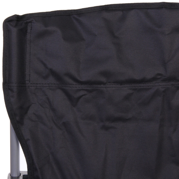 Кресло складное с подлокотниками до 100 кг SJ-0054, 58*58*92 см, цвет: чёрный, ТуристМастер