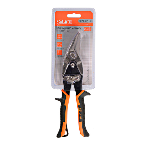 Ножницы по металлу левый рез STURM 1074-02-03