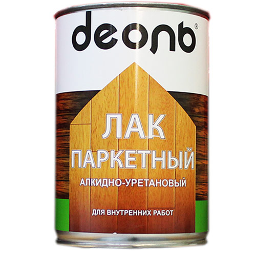 Лак паркетный глянцевый 2,7л алкидно-уретановый (ДЕОЛЬ) быстросох. (1/4)