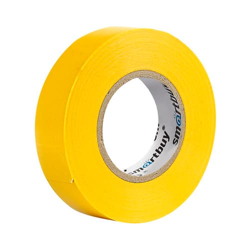 Изолента Smartbuy, 0.13х15мм, 20 метров, желтая (SBE-IT-15-20-y)