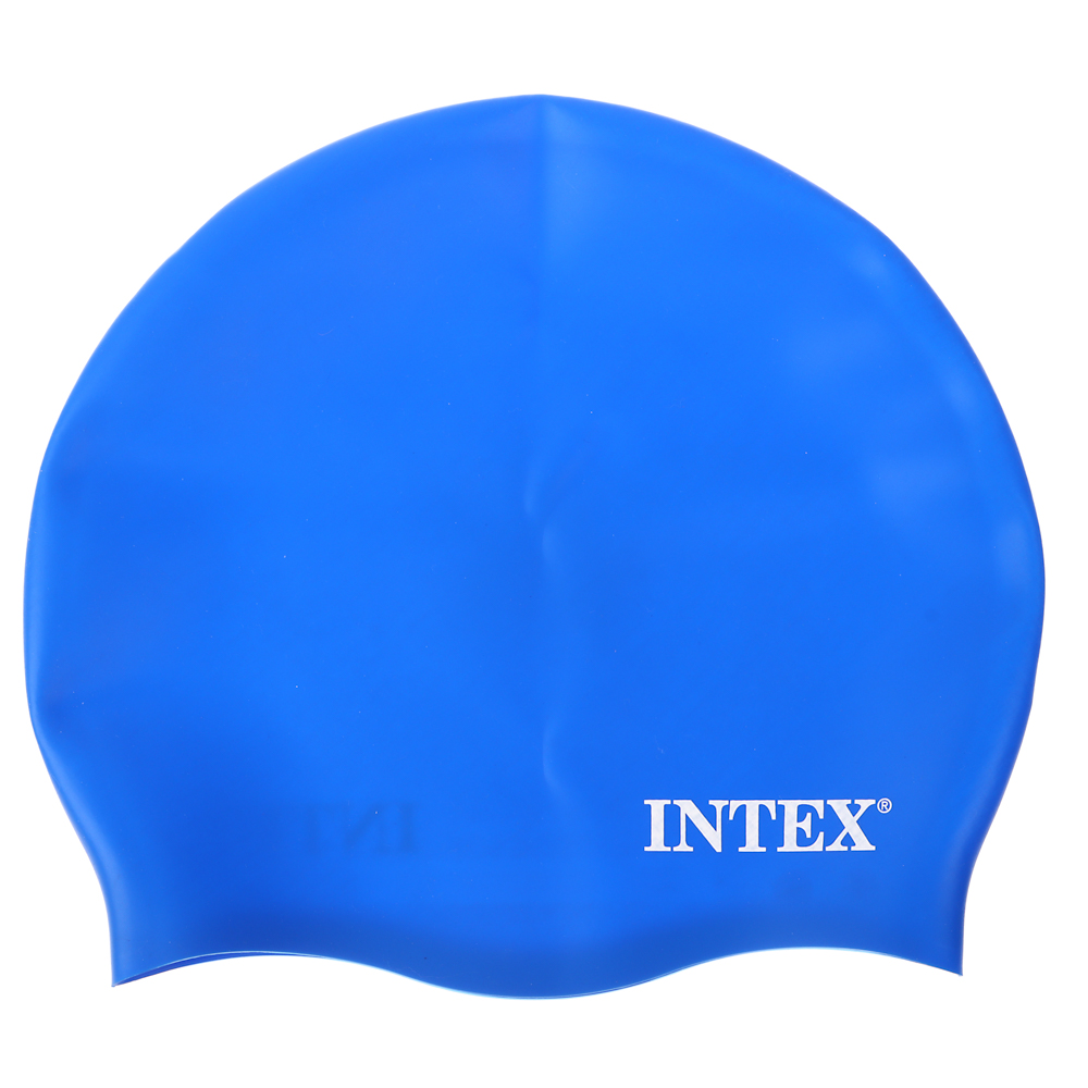 INTEX Шапочка для плавания силиконовая, от 8 лет, 3 цвета, 55992