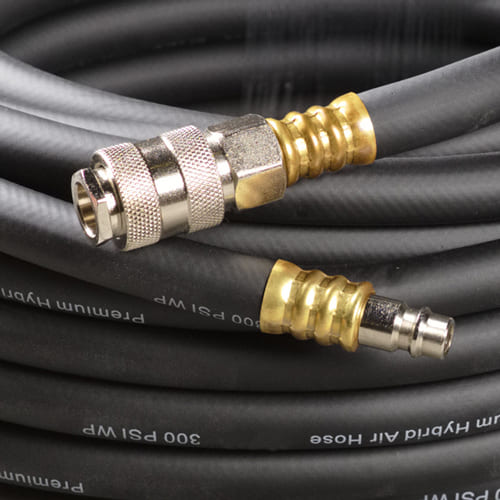 Шланг с фитингами рапид маслостойкая термопластичная резина 15бар 10х15мм 10м, Fubag 170219