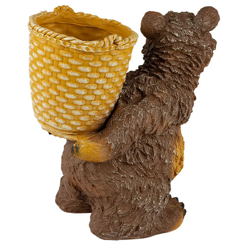 Фигурка садовая "Медведь с корзиной", 30 см