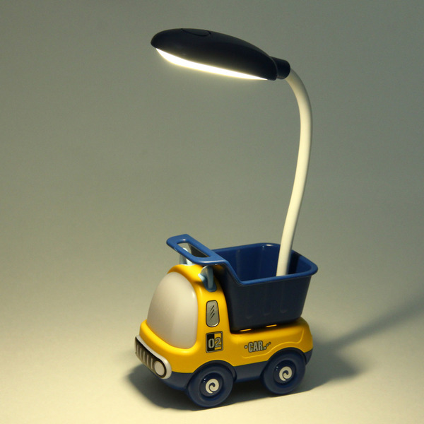 Настольная лампа "Sweet - Truck" 5,5*9*24 см LED, USB 3.w 5v, Синий/желтый