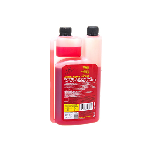Масло минерал. PATRIOT POWER ACTIVE 2T дозаторная 0.946 л