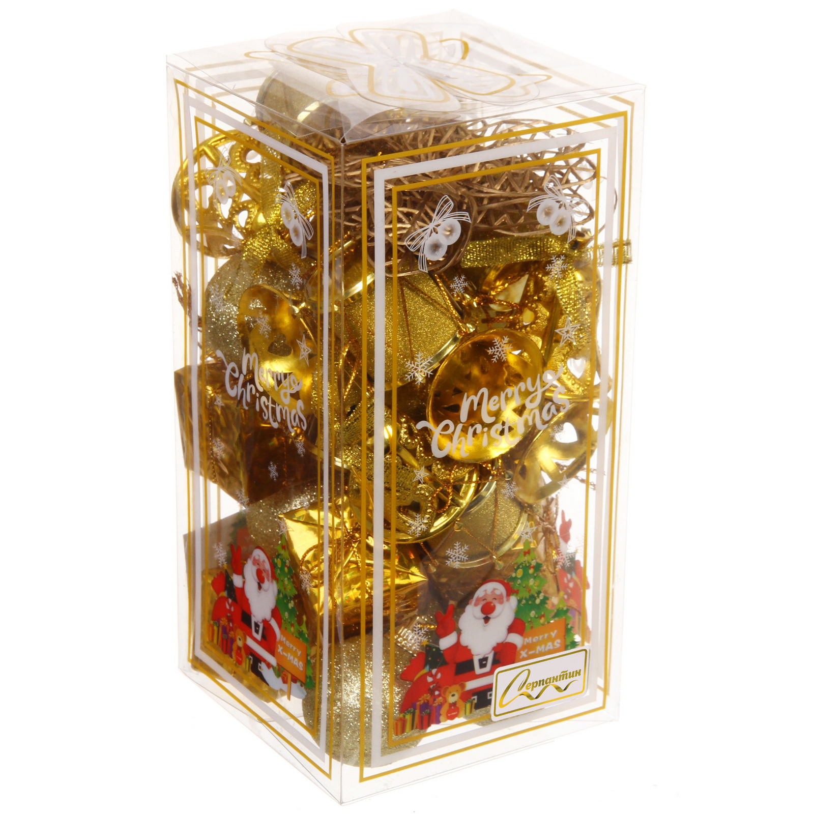 Набор украшений "Волшебство" 19.5*9.5*9.5 см (32 предмета), Золото