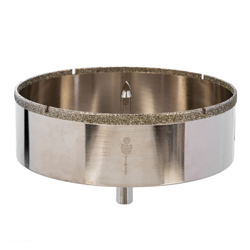 Коронка алмазная по керамике и кафелю с центрирующим сверлом 125 мм