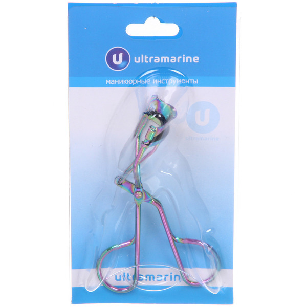 Щипцы для завивки ресниц "Beauty Shop", цвет призрачный хамелион, 11*3,5см (блистер Ultramarin)