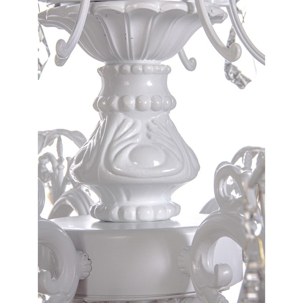 Люстра подвесная в стиле барокко "Altamarea" 8*40Вт 29-P8612/MW белый мрамор