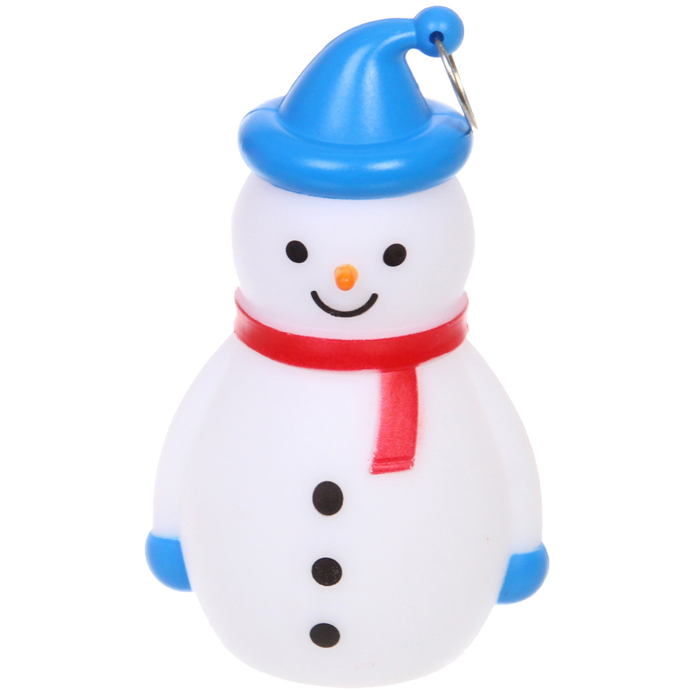 Сувенир с подсветкой "Снеговичок в колпачке", микс