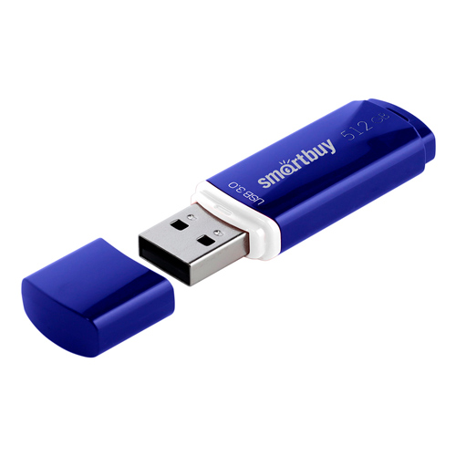 UFD 3.0/3.1 Smartbuy 512 GB Crown Blue (SB512GBCRW-B)