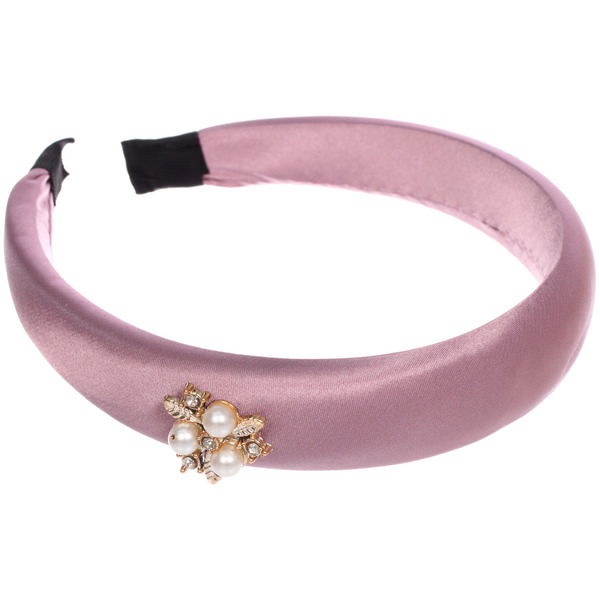 Ободок для волос "МАРЦИПАН", парли, ширина 2,8см, микс 6 цветов ( в пакете с подвесом)