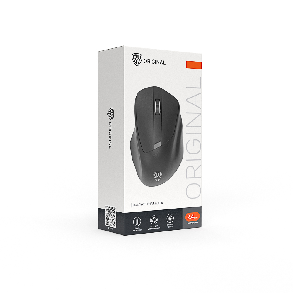 BY Мышь беспроводная 2.4Ghz Wireless Mouse with Nano Receiver