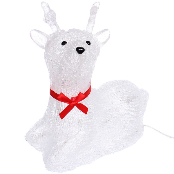 Фигура светодиодная "Счастливый Оленёнок" 23х15х21 см, 20 ламп LED