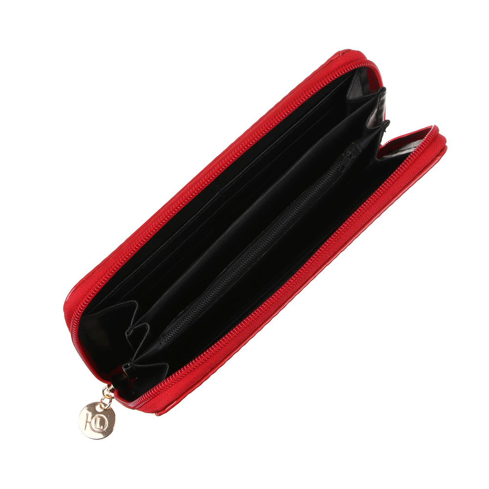 ЮL Кошелек с отд. для карт, купюр, монет, ПУ, 19,5х10см, 3 цвета, КЖ23-13