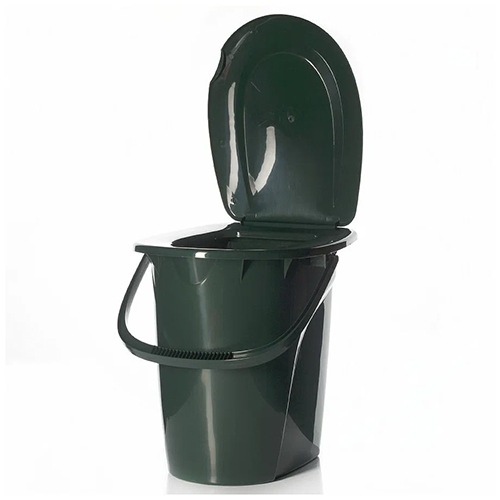 Ведро-туалет 24 л IDEA М 2460, зеленый