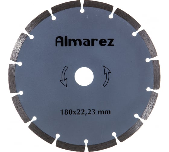 Диск отрезной алмазный "Almarez", сухой рез (180 х 22,23 мм), бетон