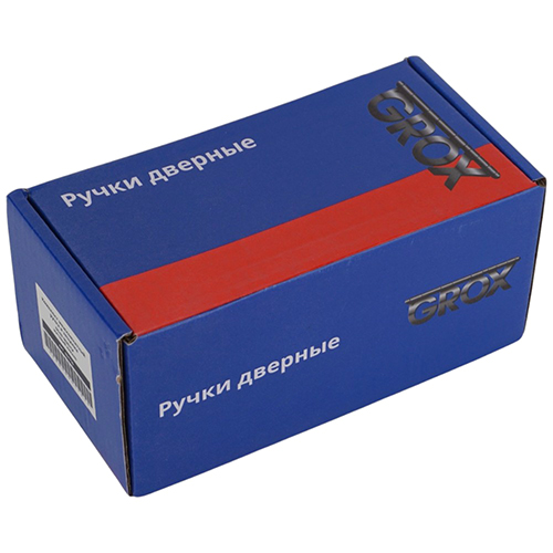 Ручка и защелка комплект GROX VE-02 SN/CP, матовый никель/хром 1/24
