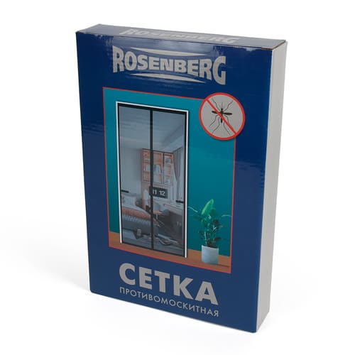 Сетка противомоскитная 100х210 см, Rosenberg, R-400035