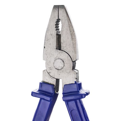 Пассатижи 160мм , шлифованные, пластмассовые рукоятки/, плоскогубцы, 2/6/60