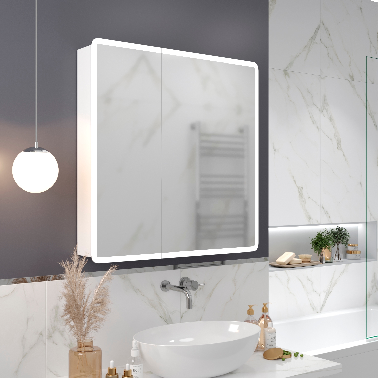 Зеркальный шкаф MIXLINE 