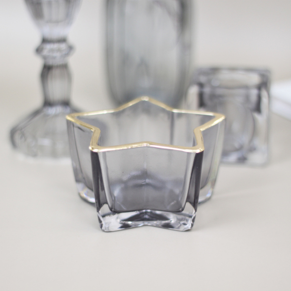 Подсвечник "Звездная ночь" 10*5,5 см, Графит