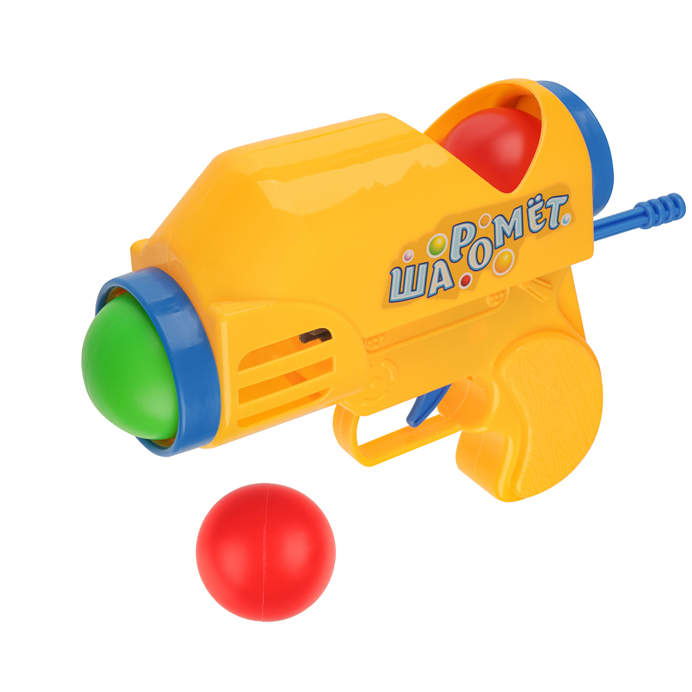 Пистолет стреляющий шариками ИГРОЛЕНД, РР, PE, 20х17х4,5см