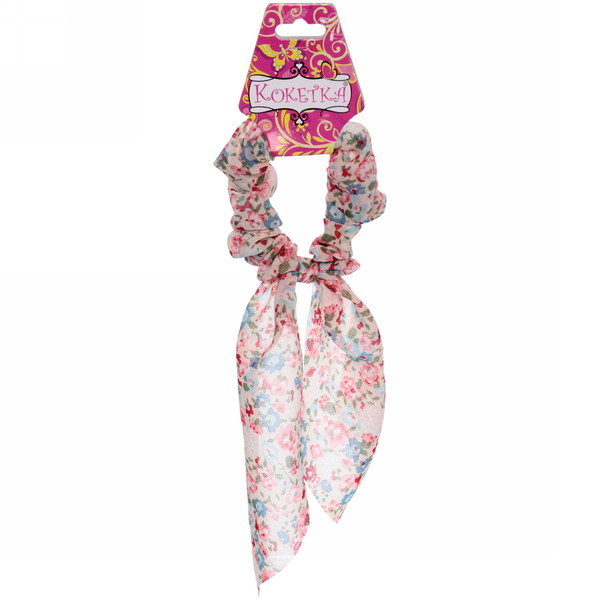 Резинка для волос "Harizma - Alina", микс 3 цвета, d-8см, длина ленты 18см