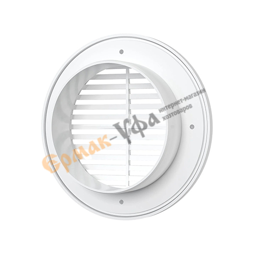 Решетка вентиляционная D100 круглая с фланцем 10РКФ ERA, 1/30
