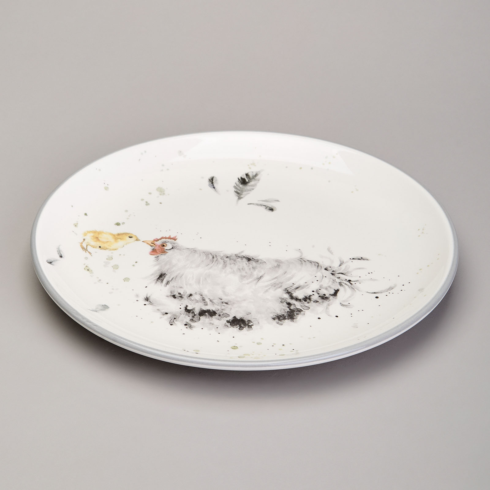 ТАРЕЛКА ЗАКУСОЧНАЯ LEFARD, FUNNY HENS, 21*2, 5 СМ, КОР=24ШТ.