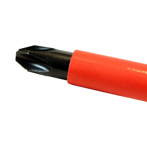 Отвертка крестовая диэлектрическая эрго ручка PH3х150 мм Sturm 1040-17-PH3-150