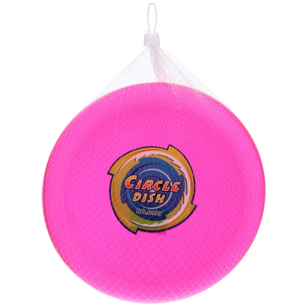 Тарелка летающая "Неон" 23 см, микс