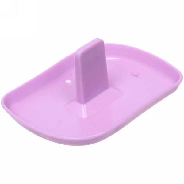 Расческа массажная компактная "Harizma", цвет сиреневый/мятный, в пластиковой коробке, 8*6 см