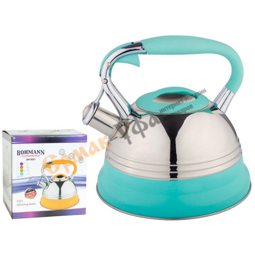 Чайник нерж сталь 3,0л (индукц) BOHMANN 9956