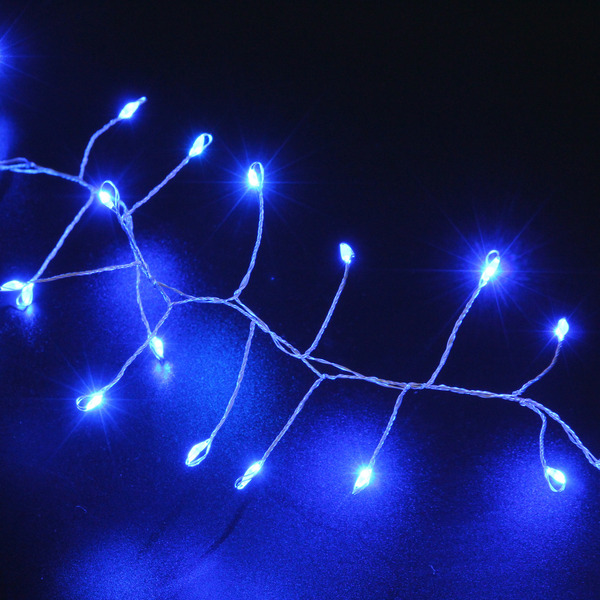 Гирлянда для дома 5,0 м 350 ламп LED  "Мишура", IP-40, Синий