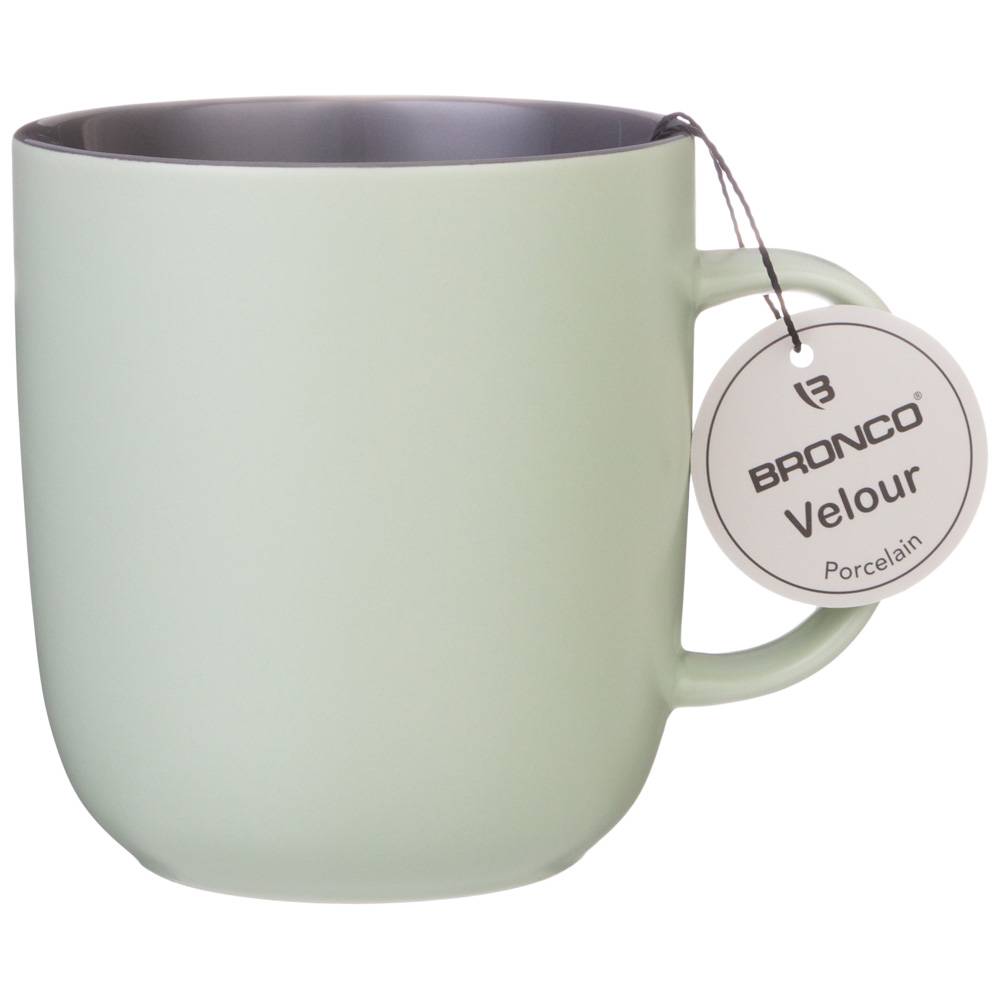 КРУЖКА BRONCO, VELOUR, 400 МЛ МЯТНАЯ, МАЛ=4ШТ./КОР=24ШТ.