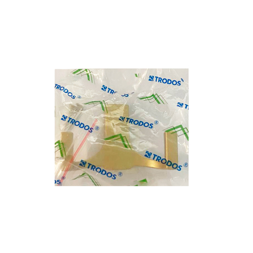 Крючок мебельный Trodos " ZY-146B" 2-рожковый, сатиновое золото, матовый