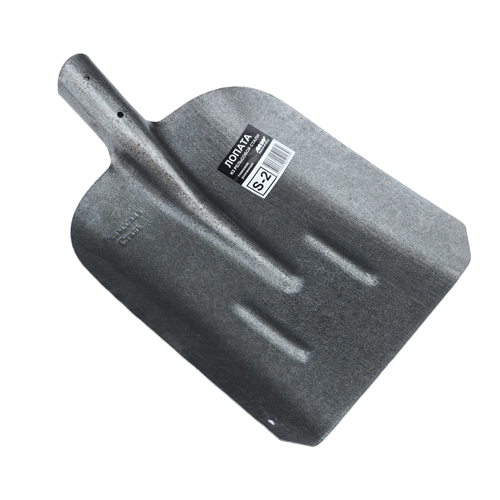 Лопата совковая рельсовая сталь, с ребром жесткости усиленная S2 (серый) (12/12)