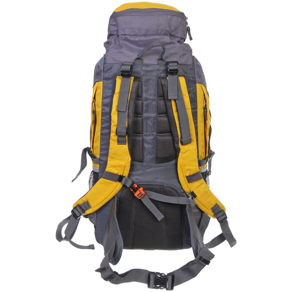Рюкзак туристический 65л цвет желтый FR-4